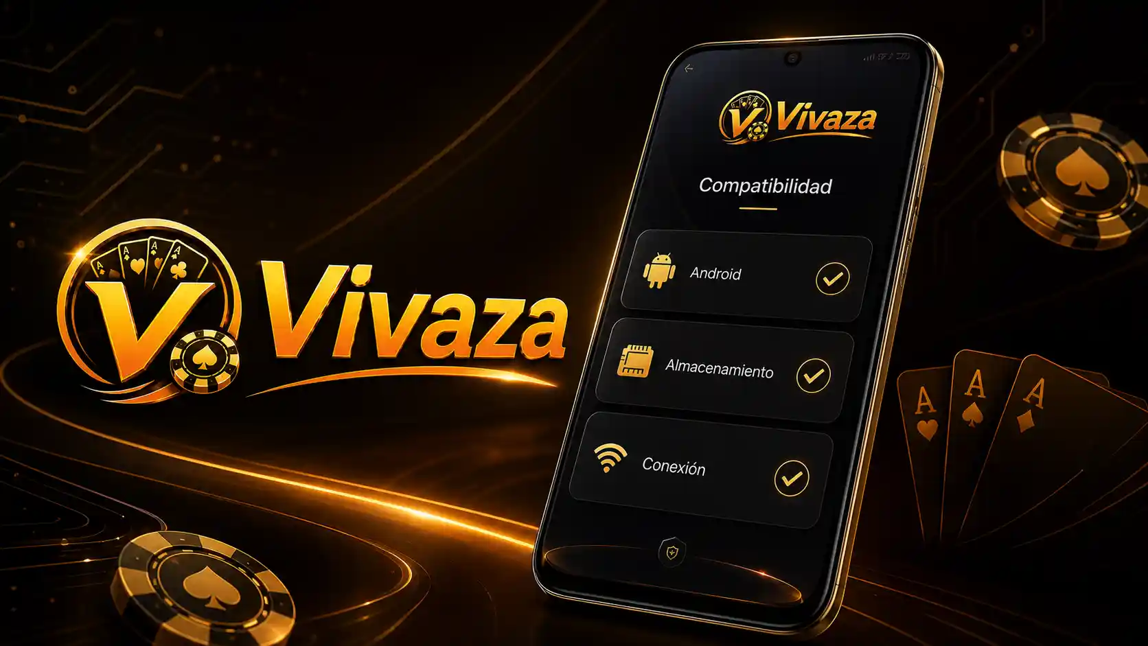 Comprobación de requisitos de Vivaza en un celular Android