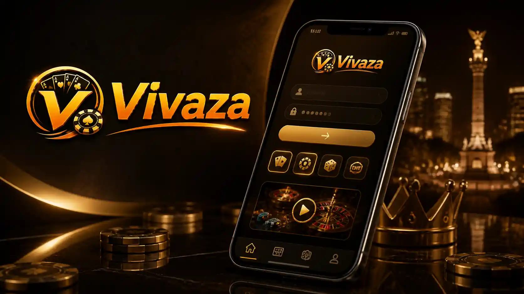 Acceso de Vivaza al casino en vivo desde un iPhone