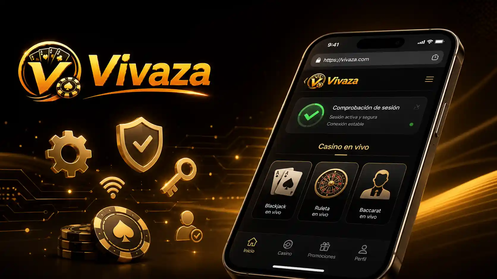 Comprobación de acceso y conexión para Vivaza en iOS